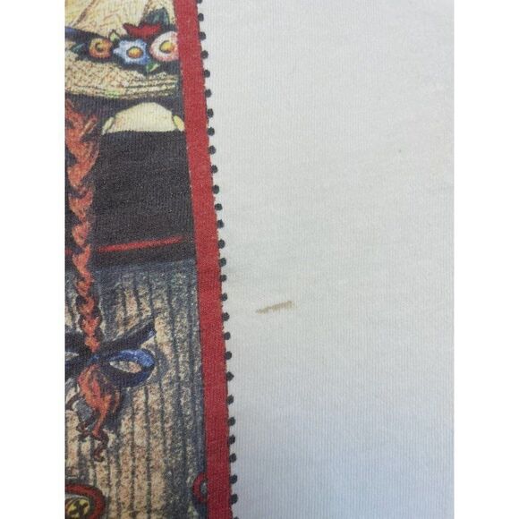 VTG How Good It Feels Mary Engelbreit Art T-shirt Women Large 90s Single Stitch - Picture 6 of 12